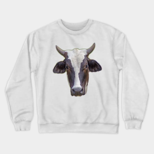 head cow Crewneck Sweatshirt by rickylabellevie